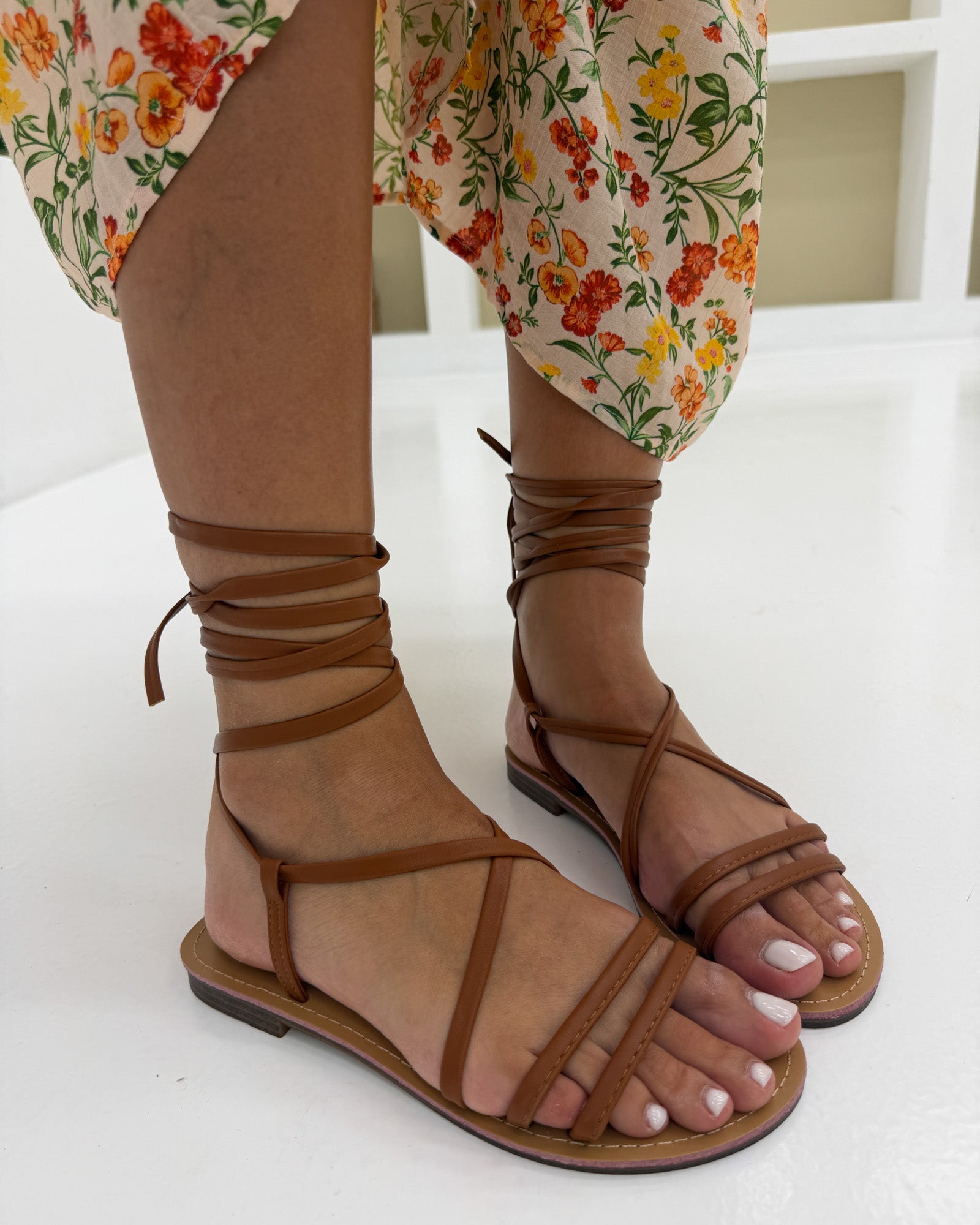 Sandalo Gladiator Camel