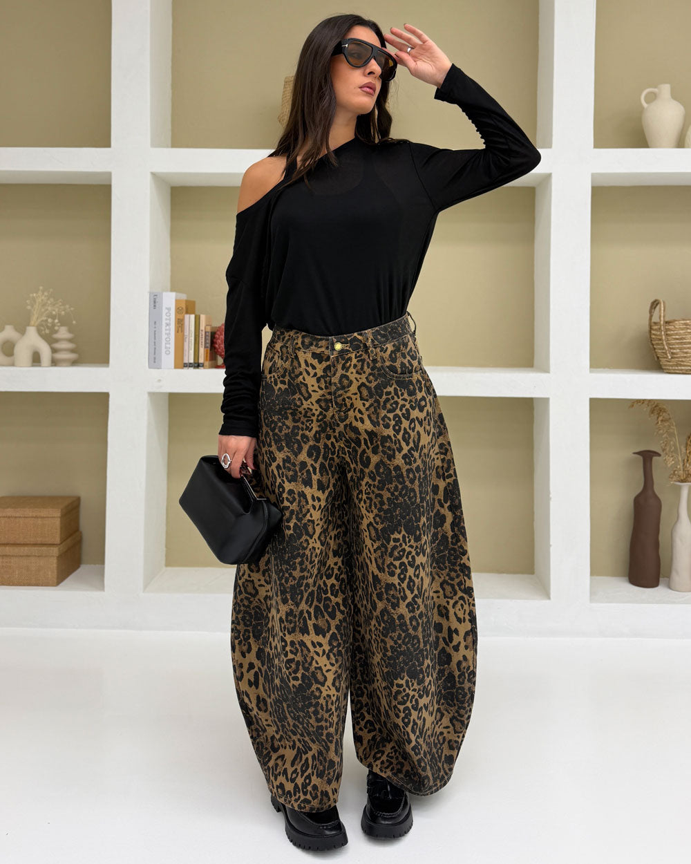 Pull doppio Haley Nero