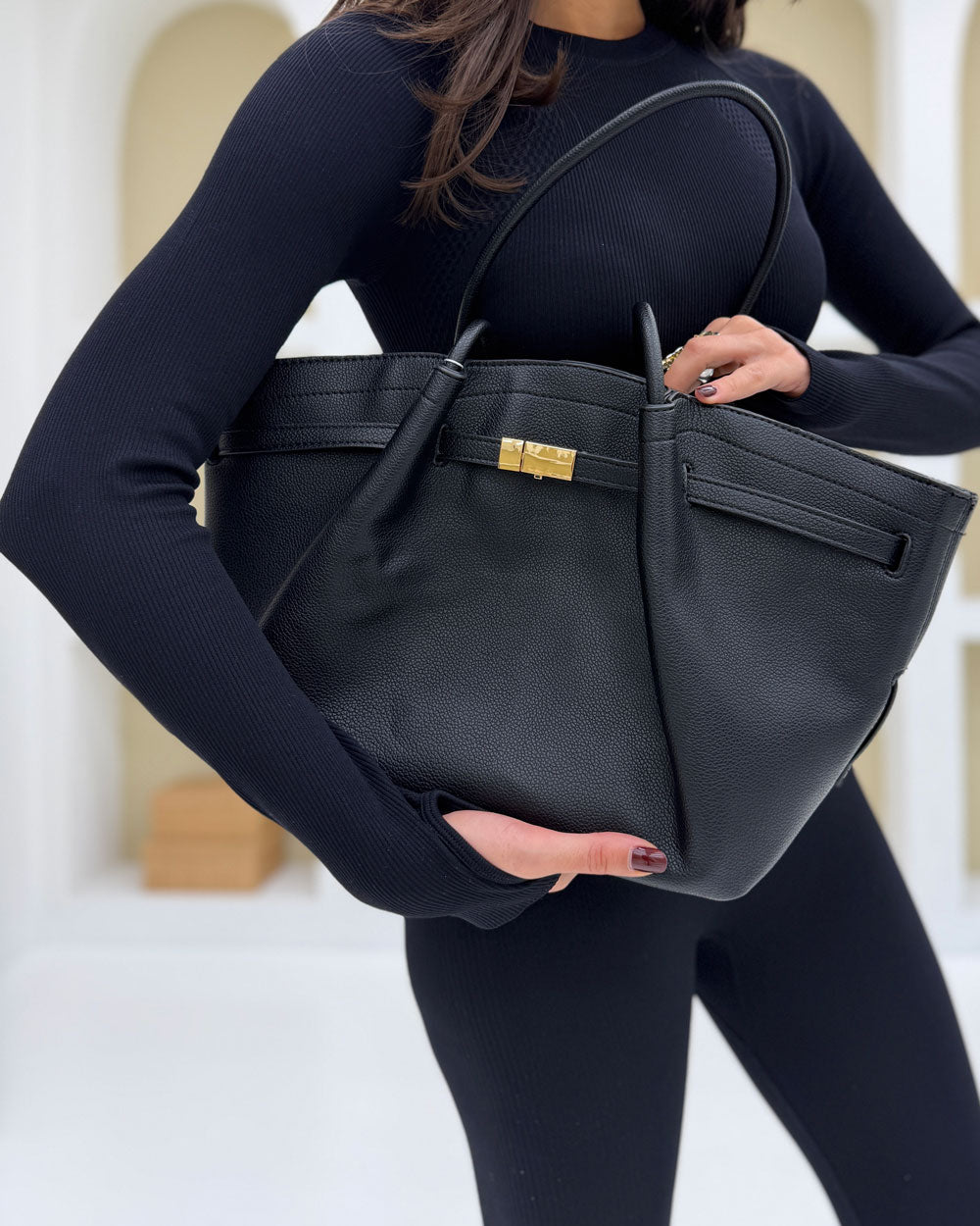 Borsa Annie eco Nero