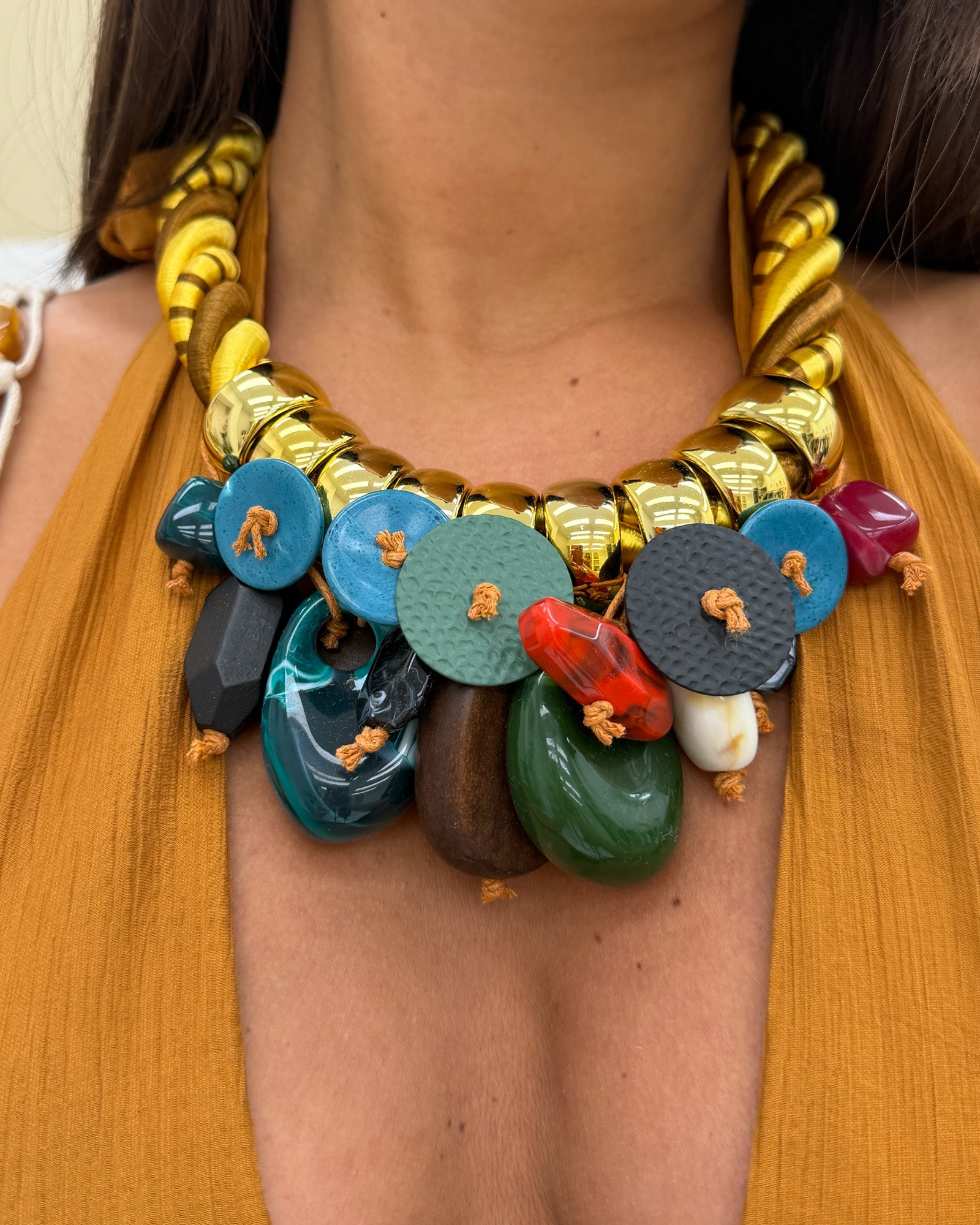 Collana pendenti Multicolor