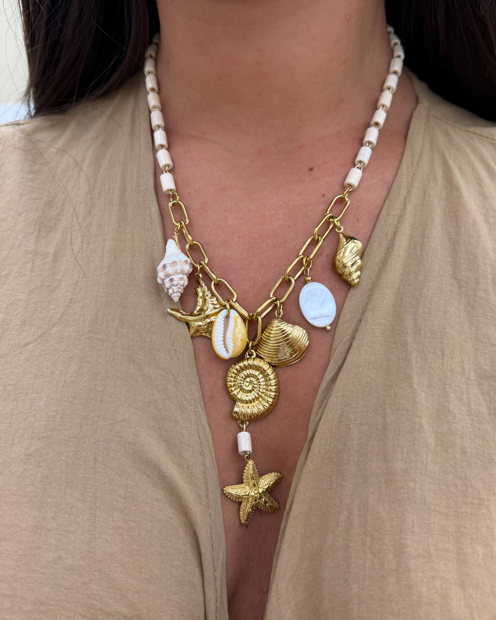 Collana charms mare Oro
