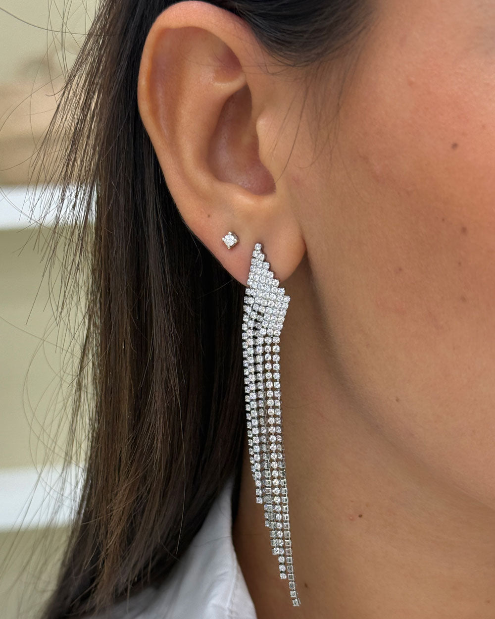 Orecchini Crociera chic Argento