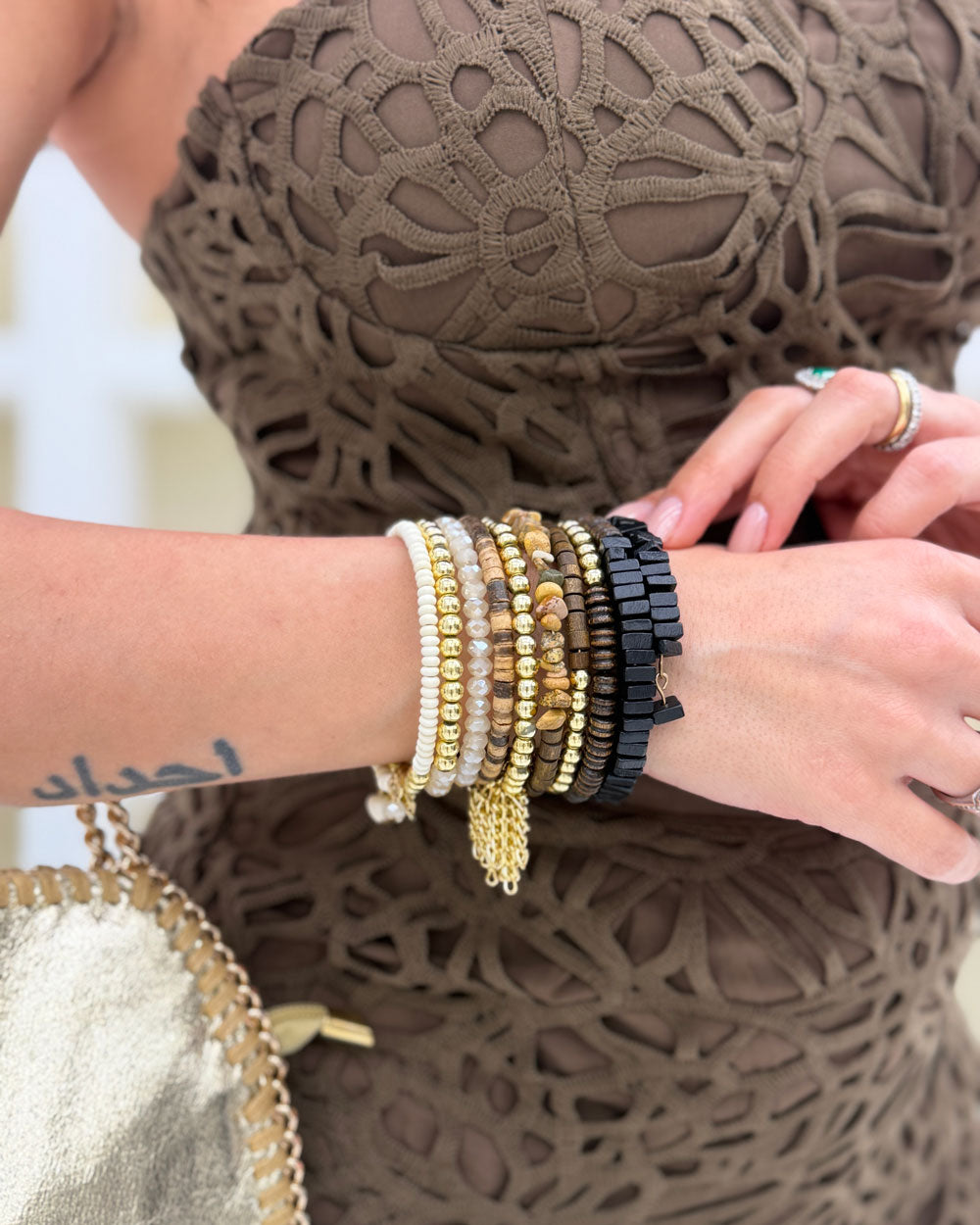 Bracciale Etnico Marrone