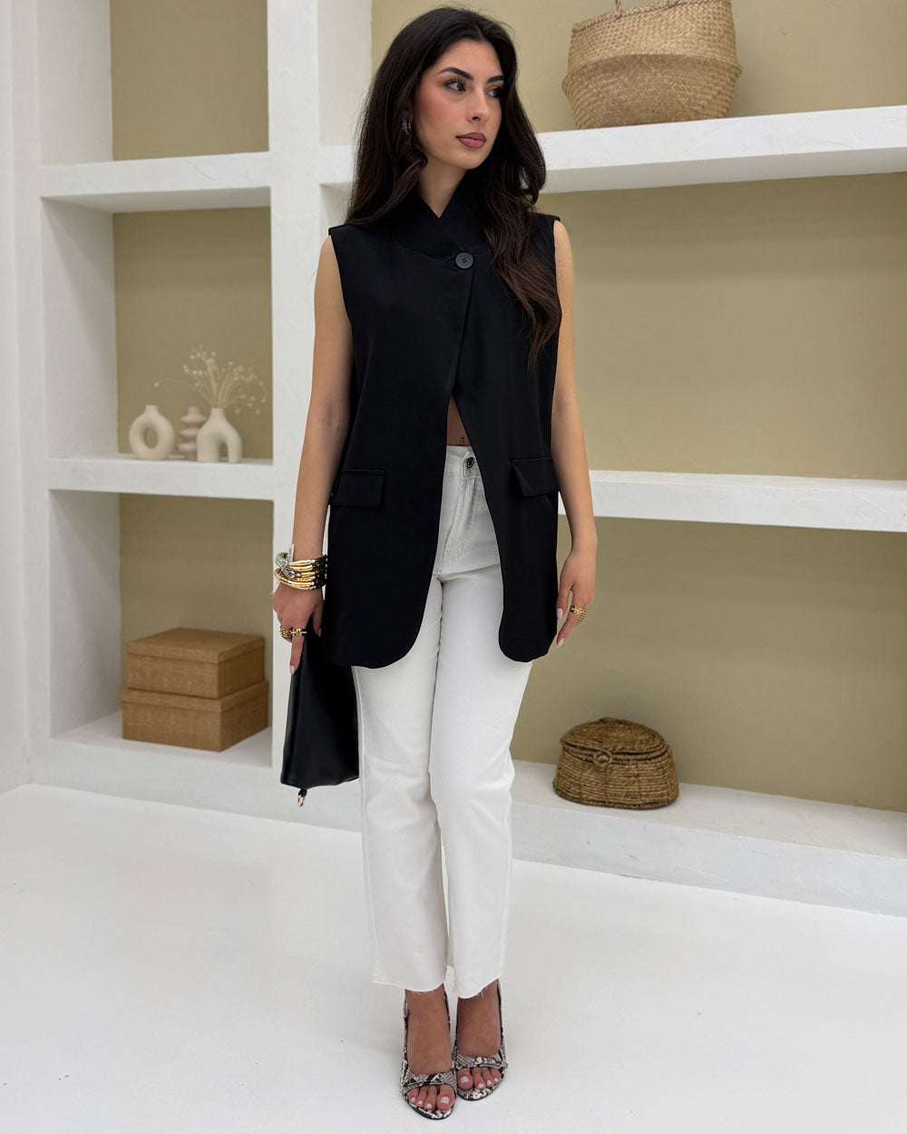 Jeans Straight Bianco 9470