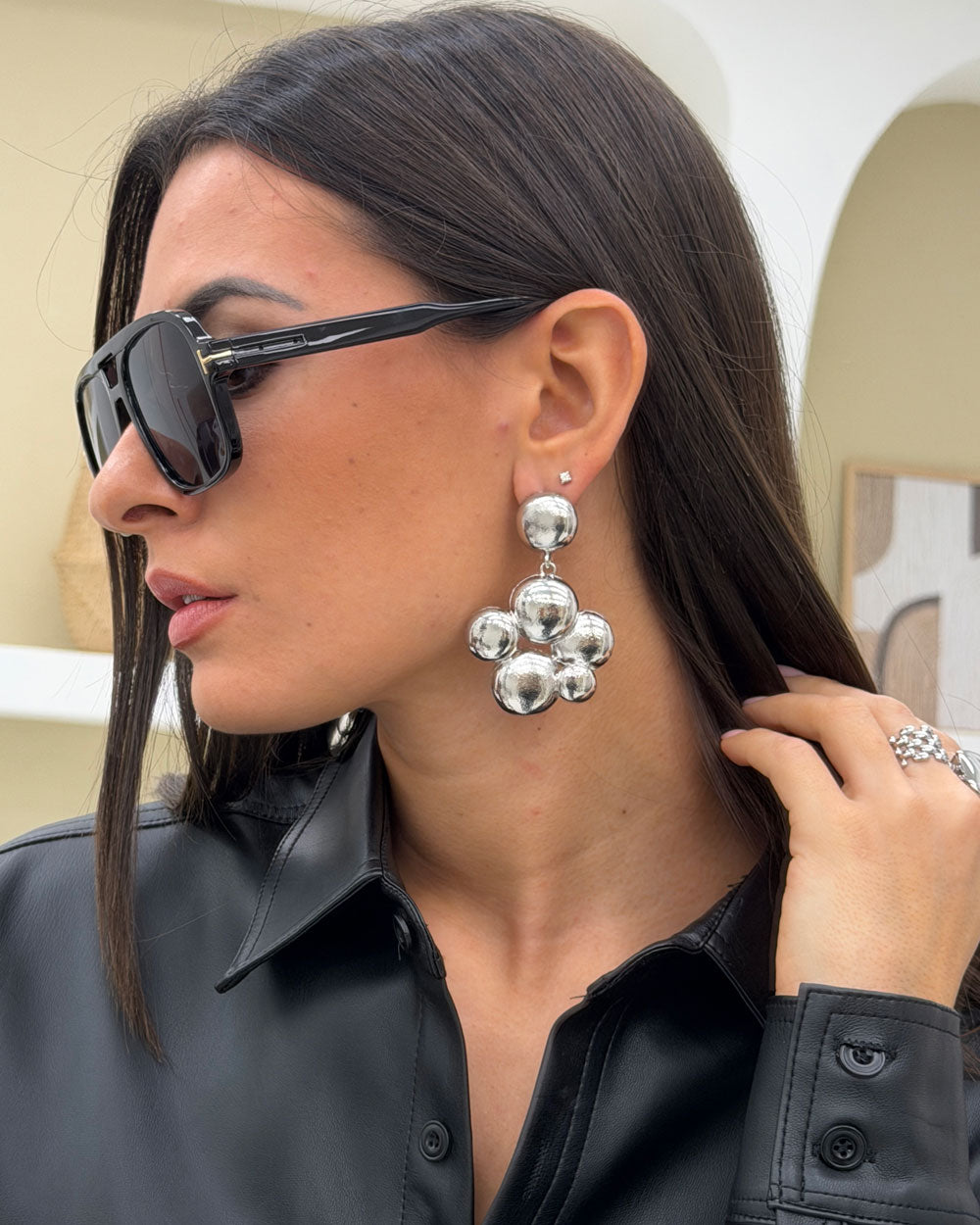 Orecchini Bubble Argento