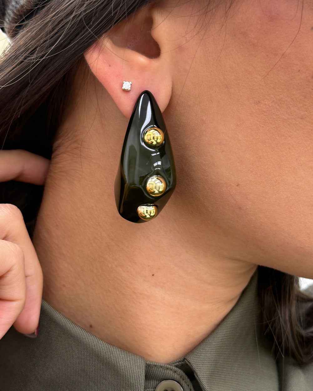 Orecchini Tania Verde