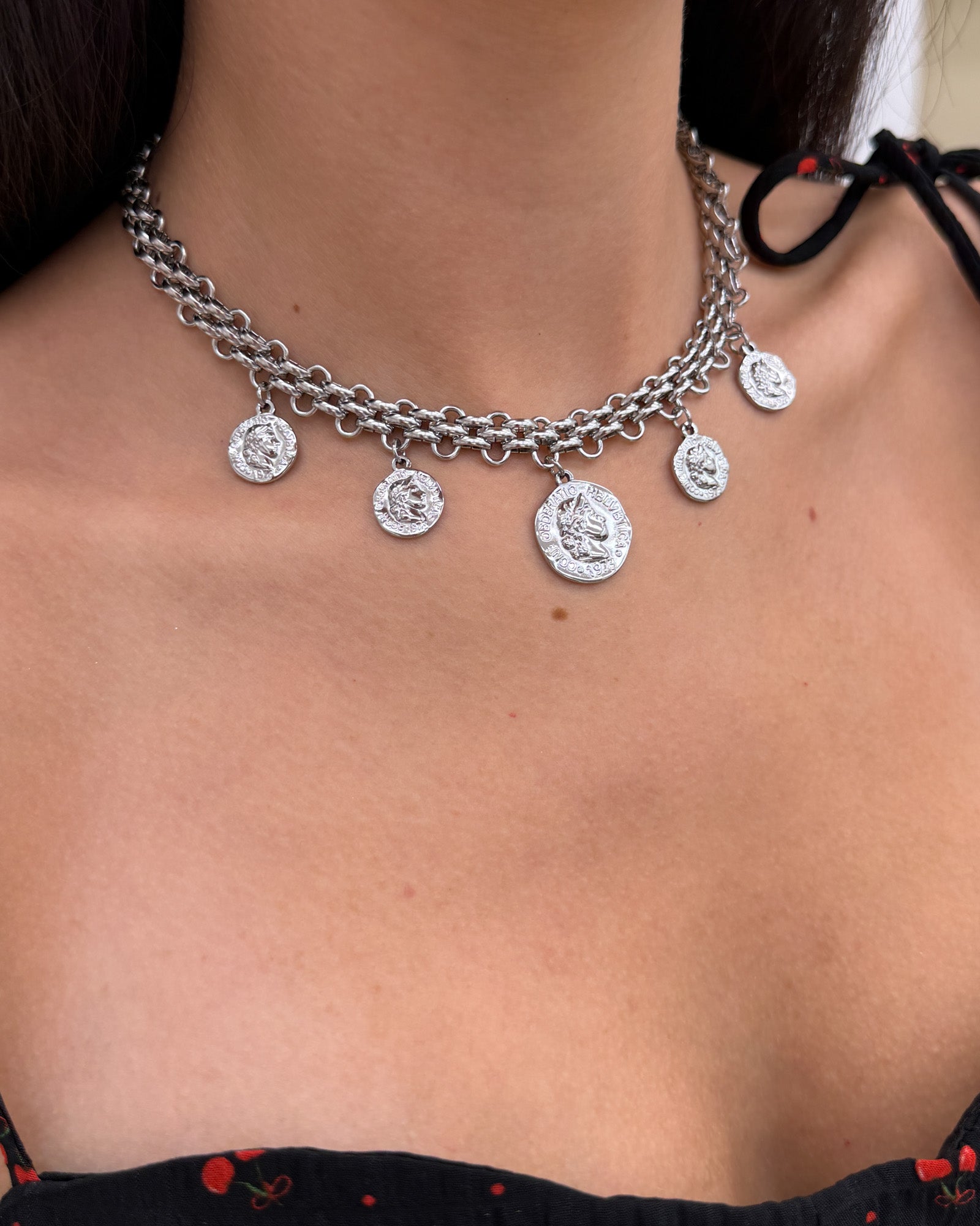 Collana monetine Argento