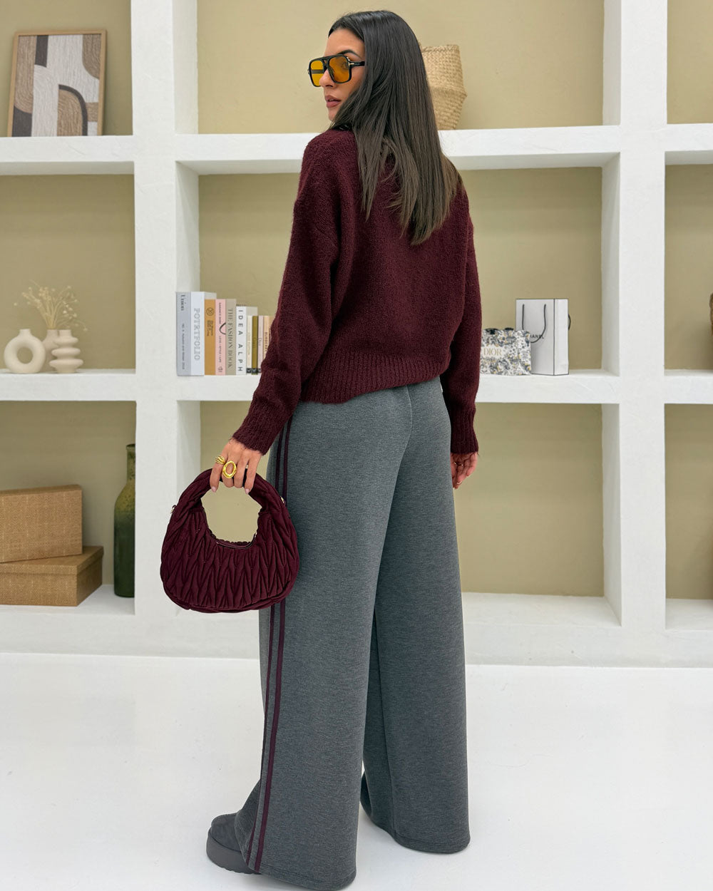 Pull over Kira Bordeaux