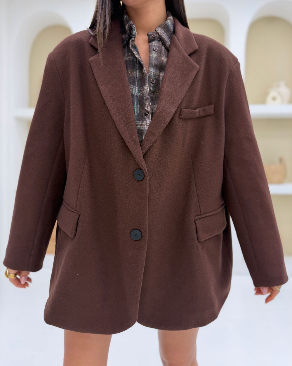 Cappotto JUST WEST Marrone