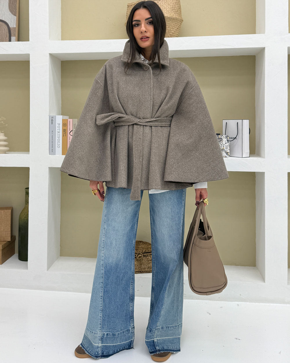 Jeans wide leg MG-780 Celeste