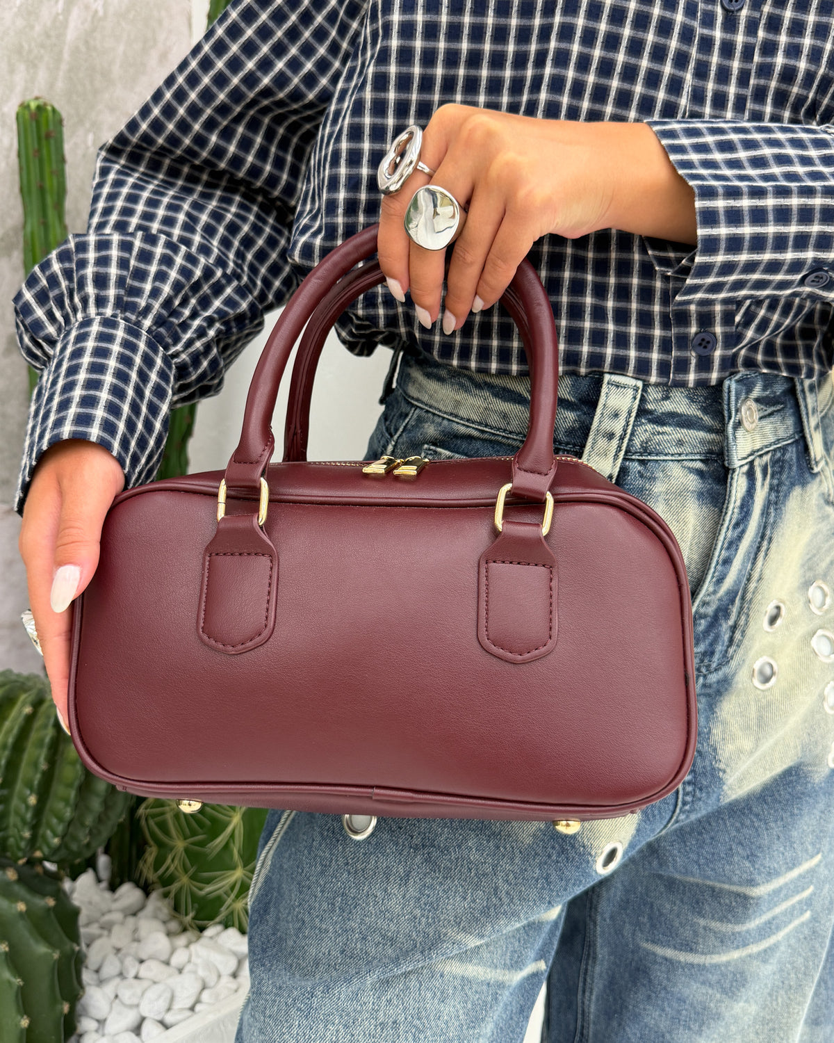 Borsa Alice Bordeaux
