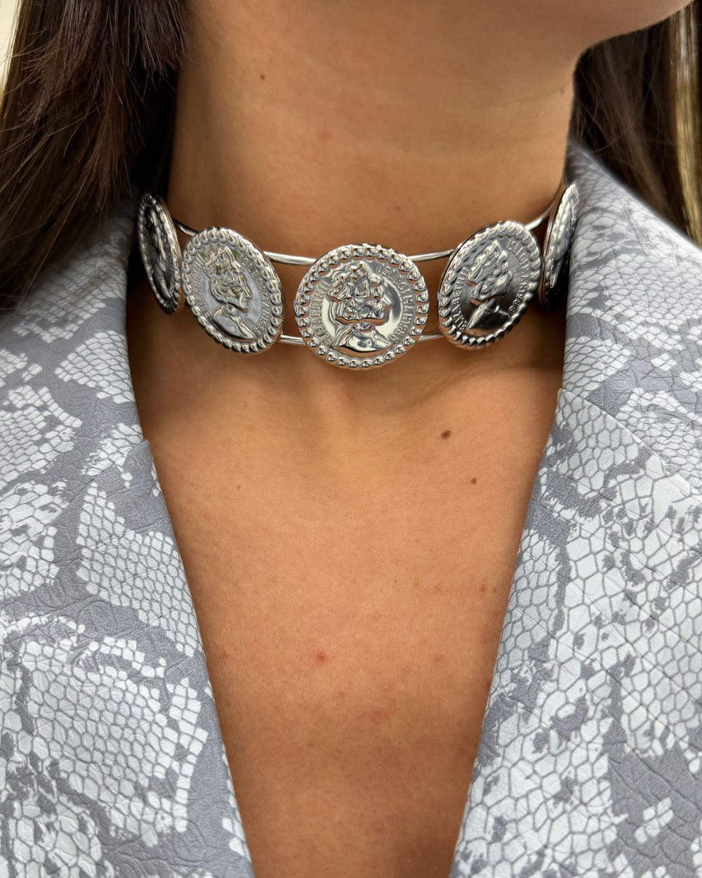 Collana Coins Argento