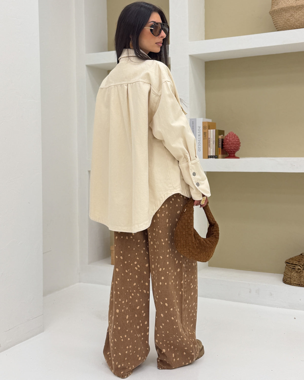 Giacca denim teh2 Beige