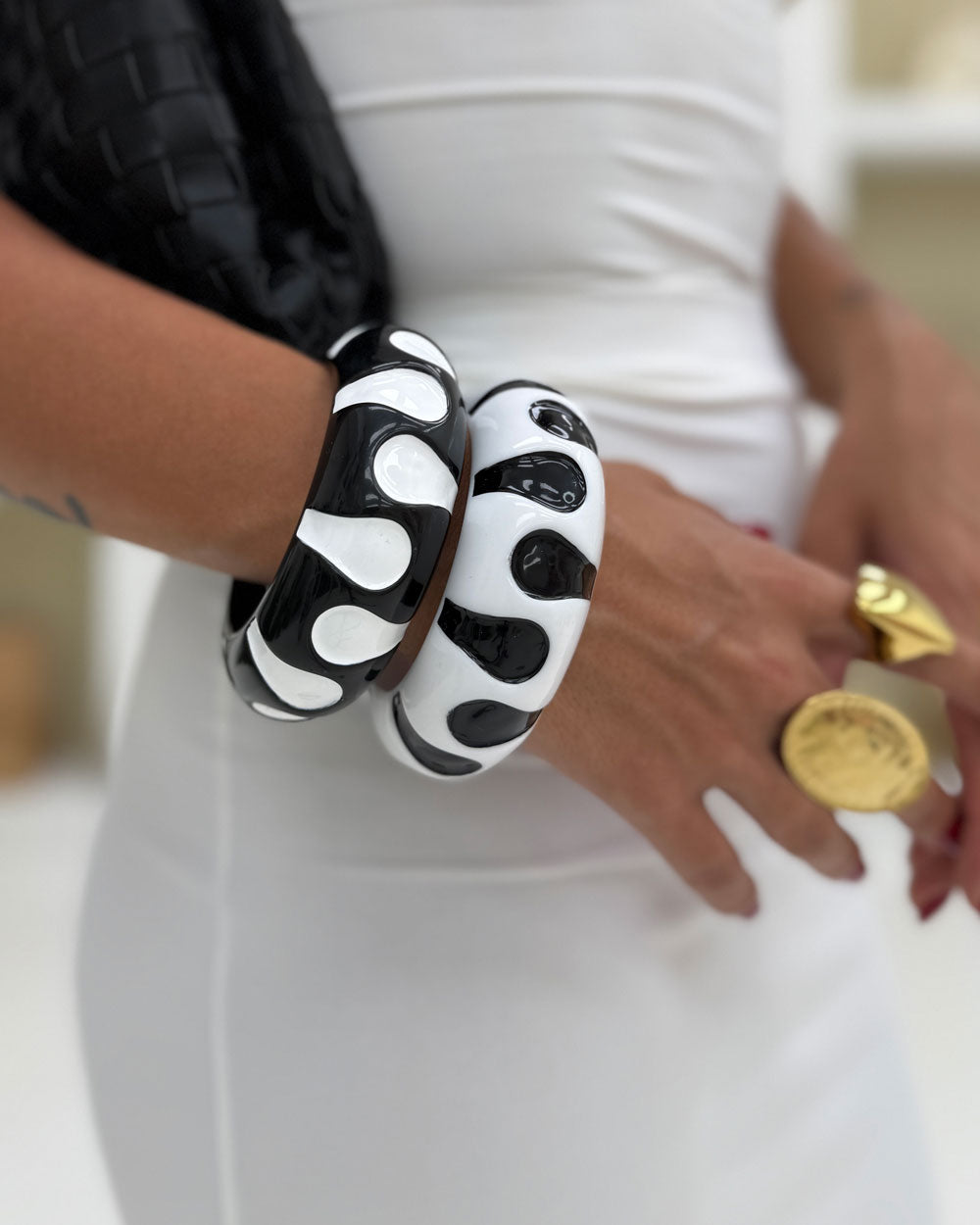 Bracciale Zebra Bianco