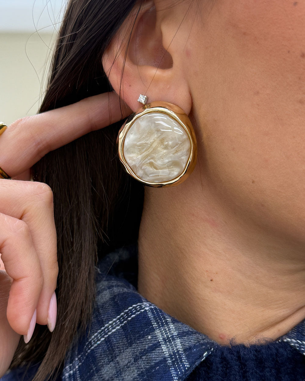 Orecchini Kim Bianco