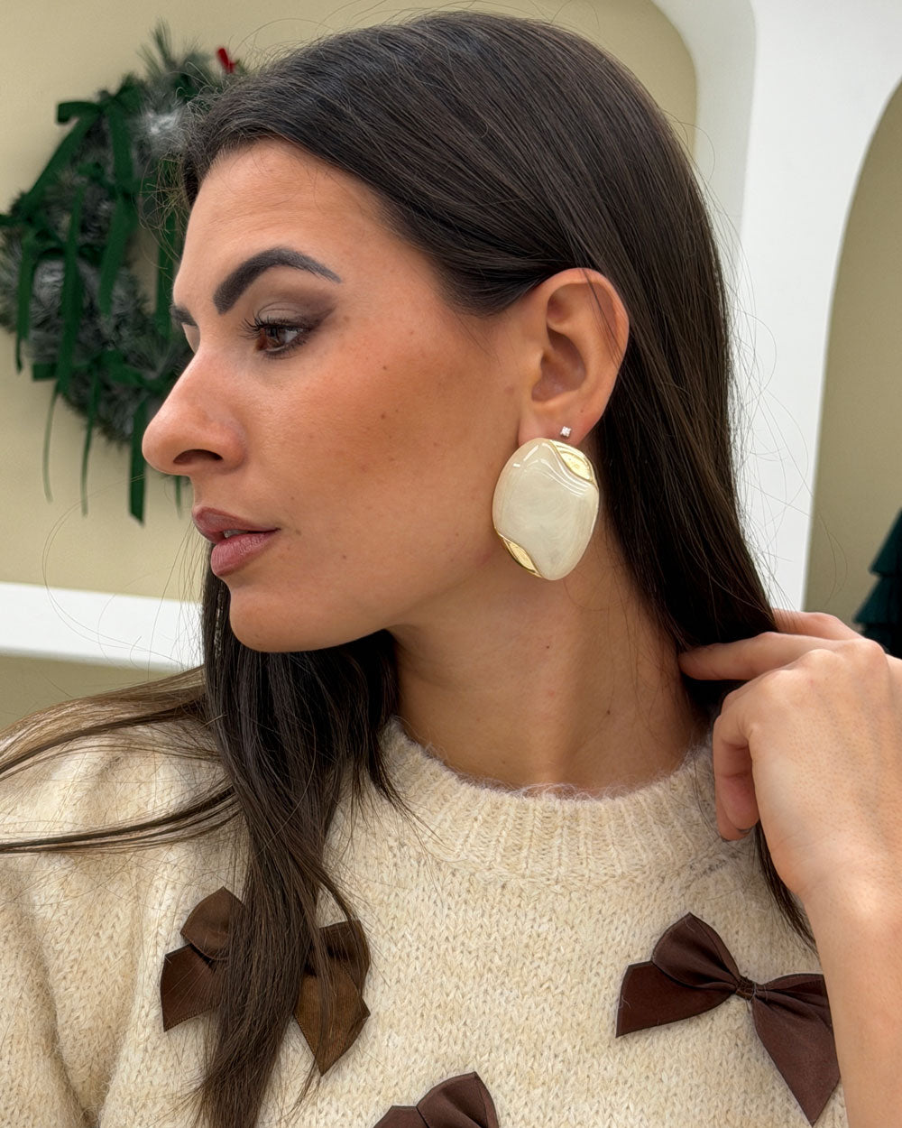 Orecchini Rosy Bianco