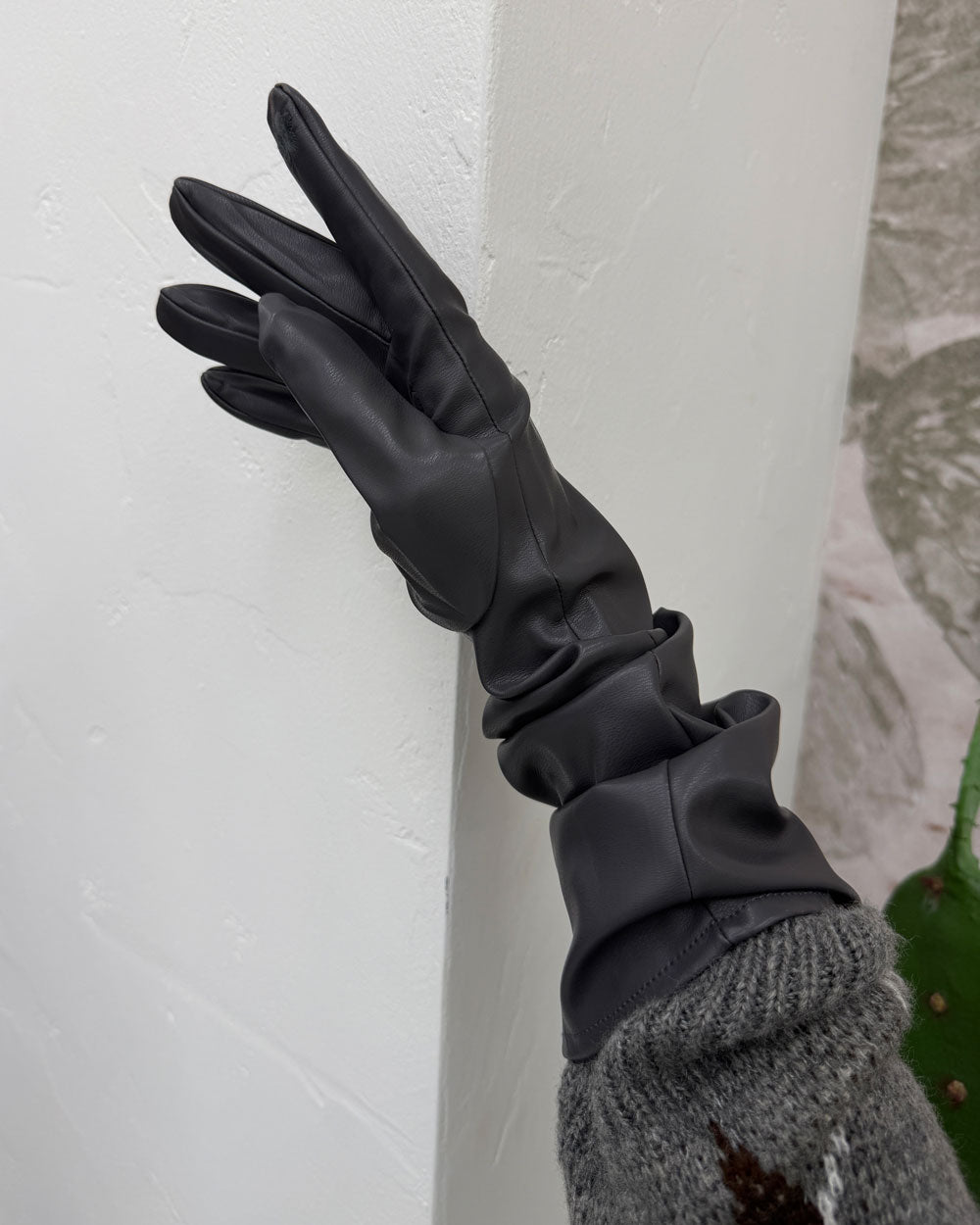 Guanti lunghi eco Grigio