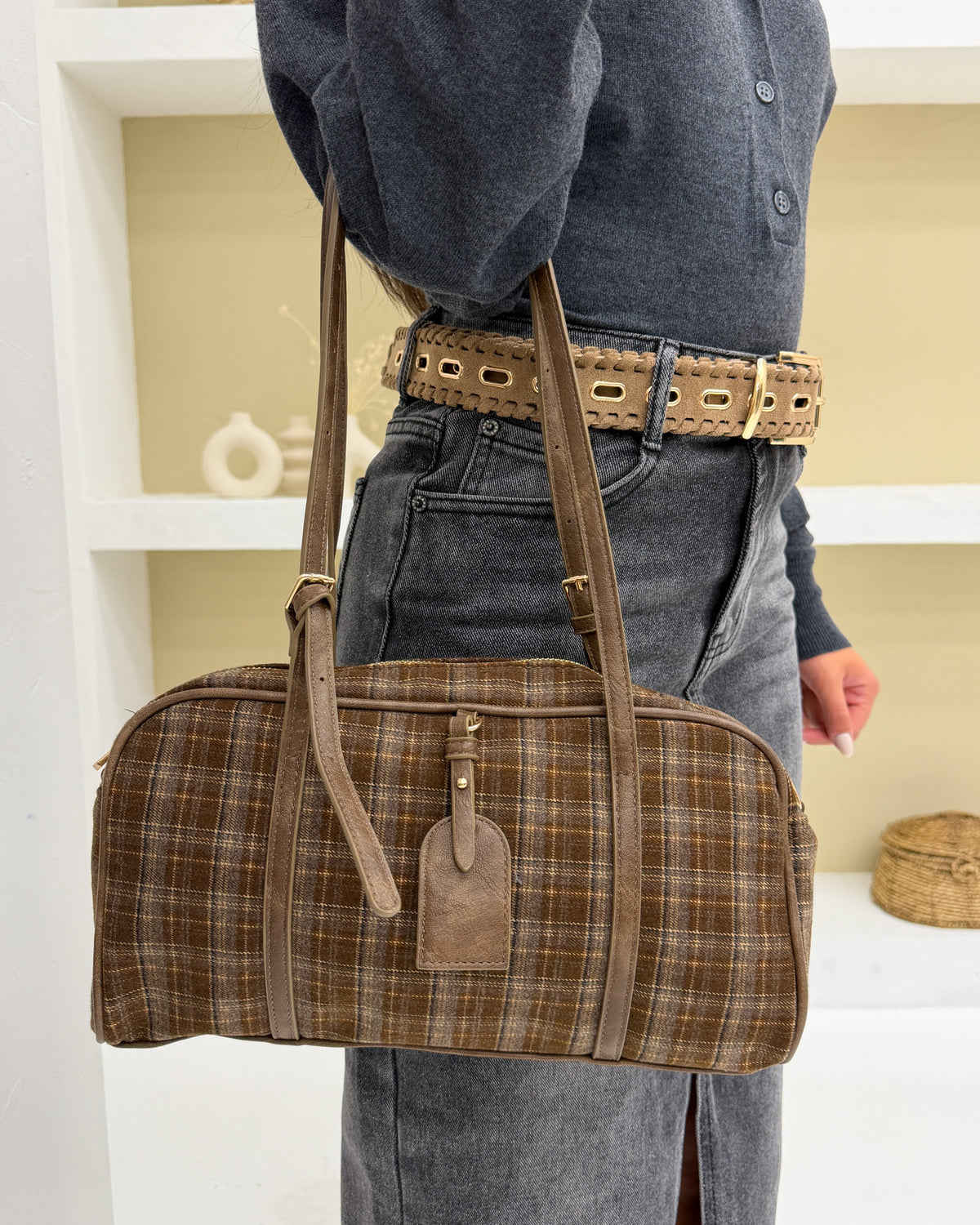 Borsa Scotland Marrone