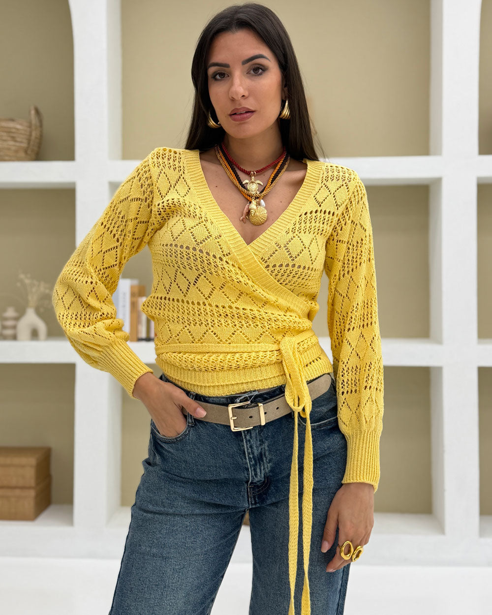 Cardigan Ibiza Giallo