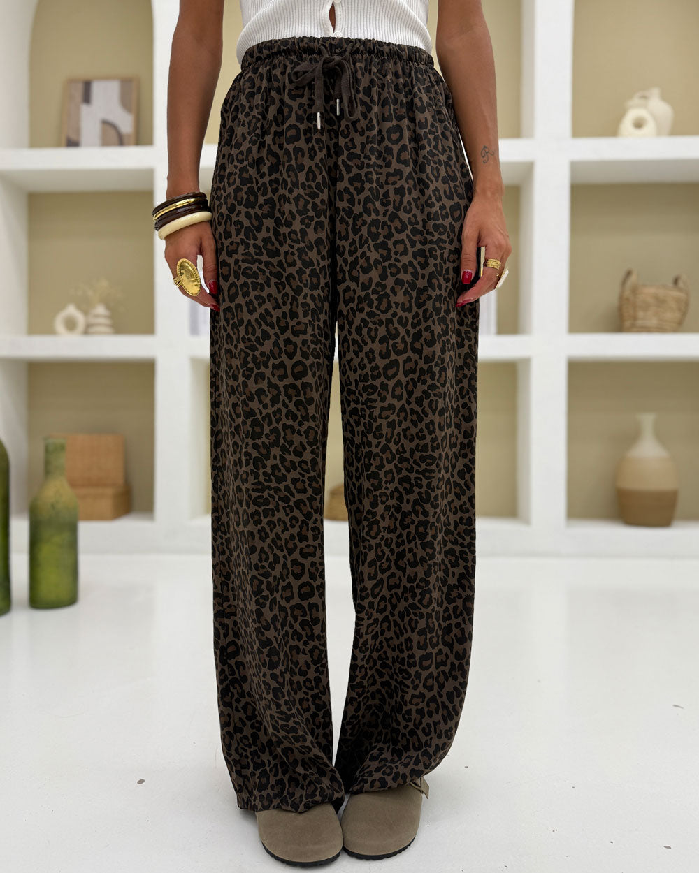 Pantalone animalier Maculato