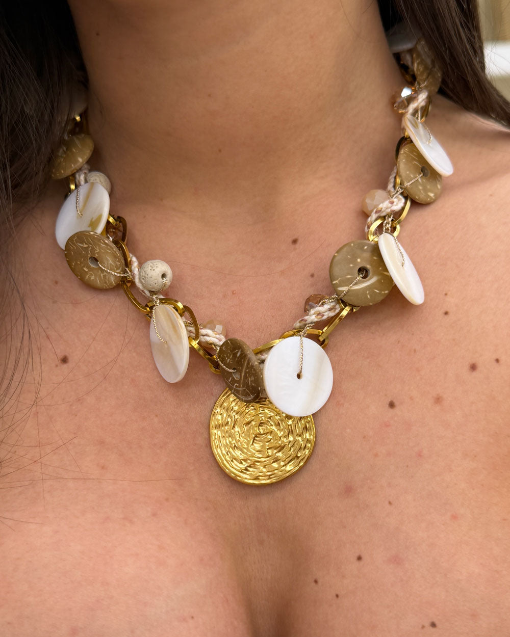 Collana Dischi Beige
