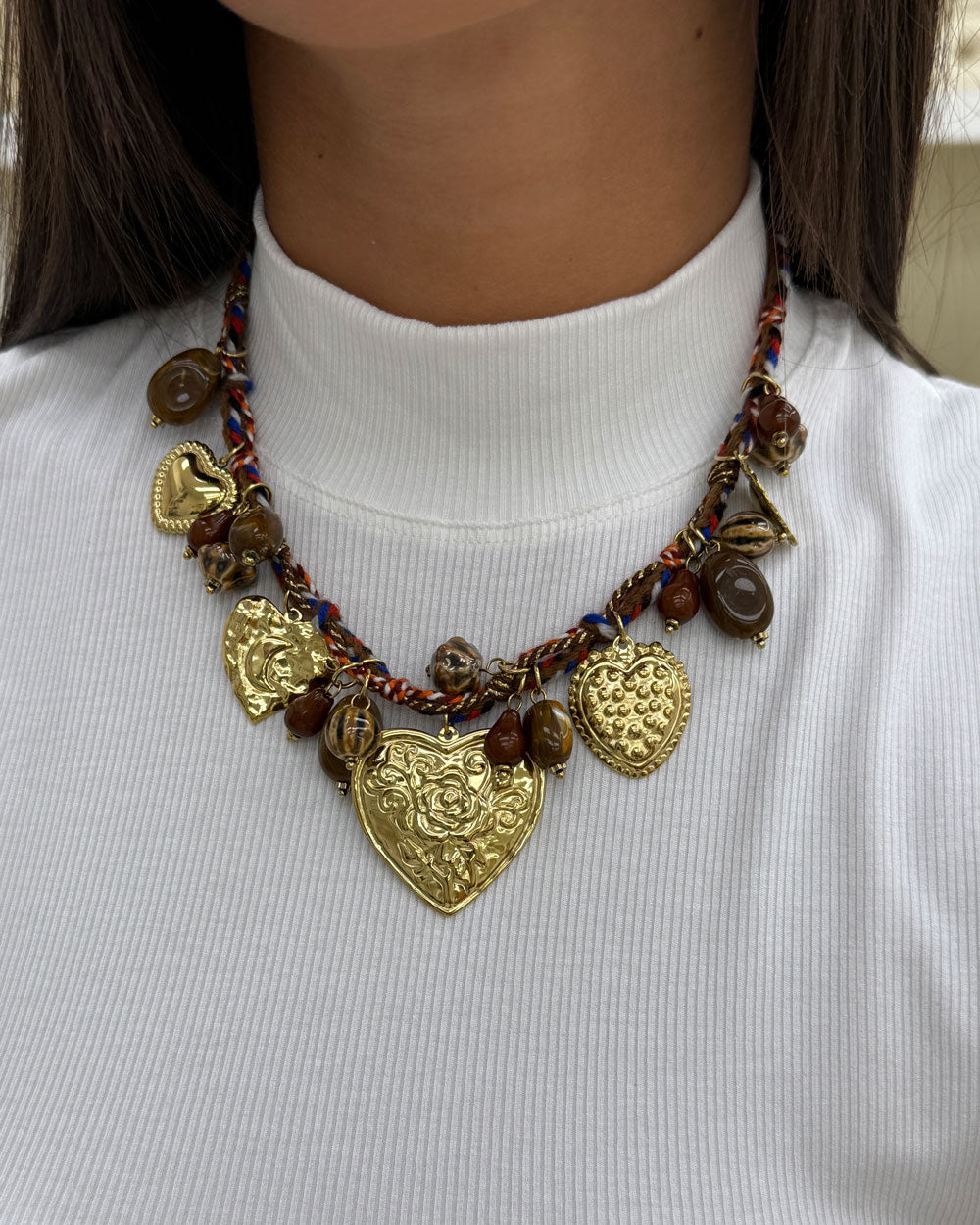 Collana You&Me Marrone