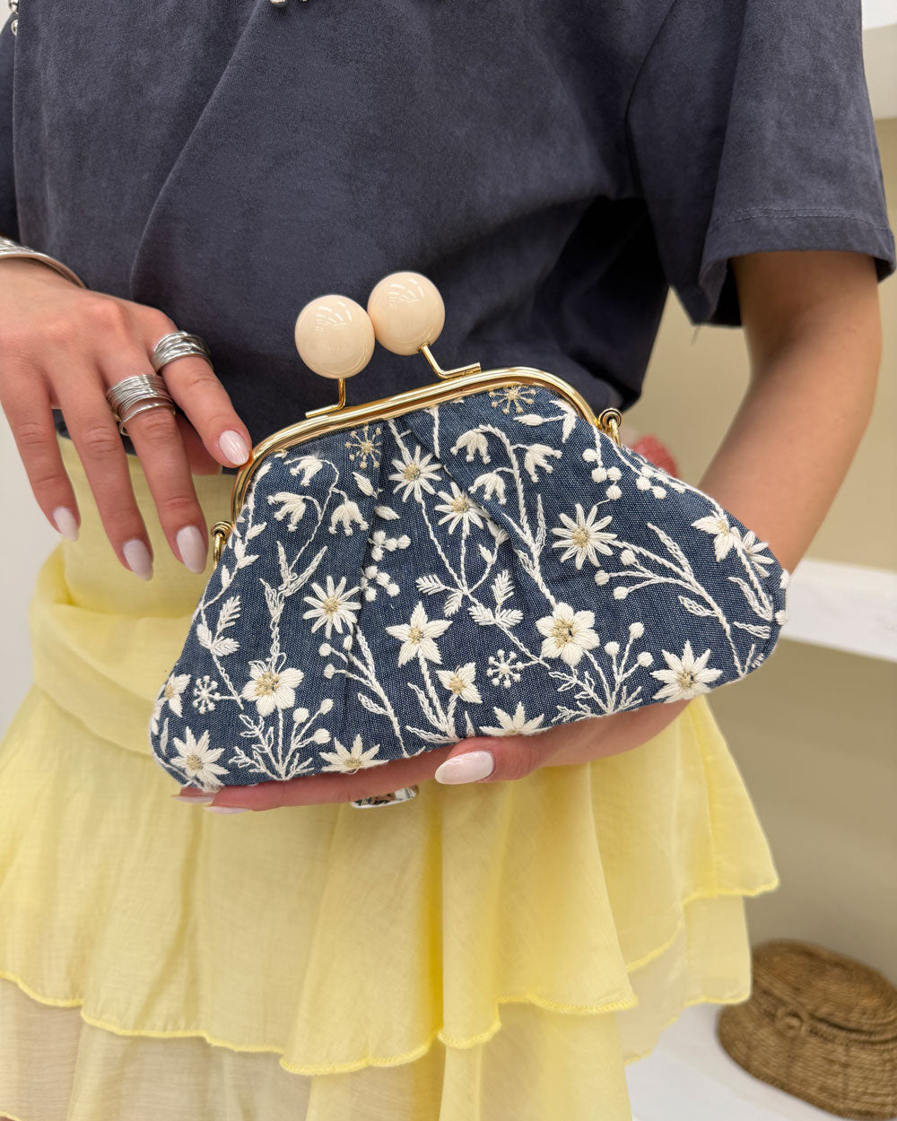 Pochette Mini Melissa Blu
