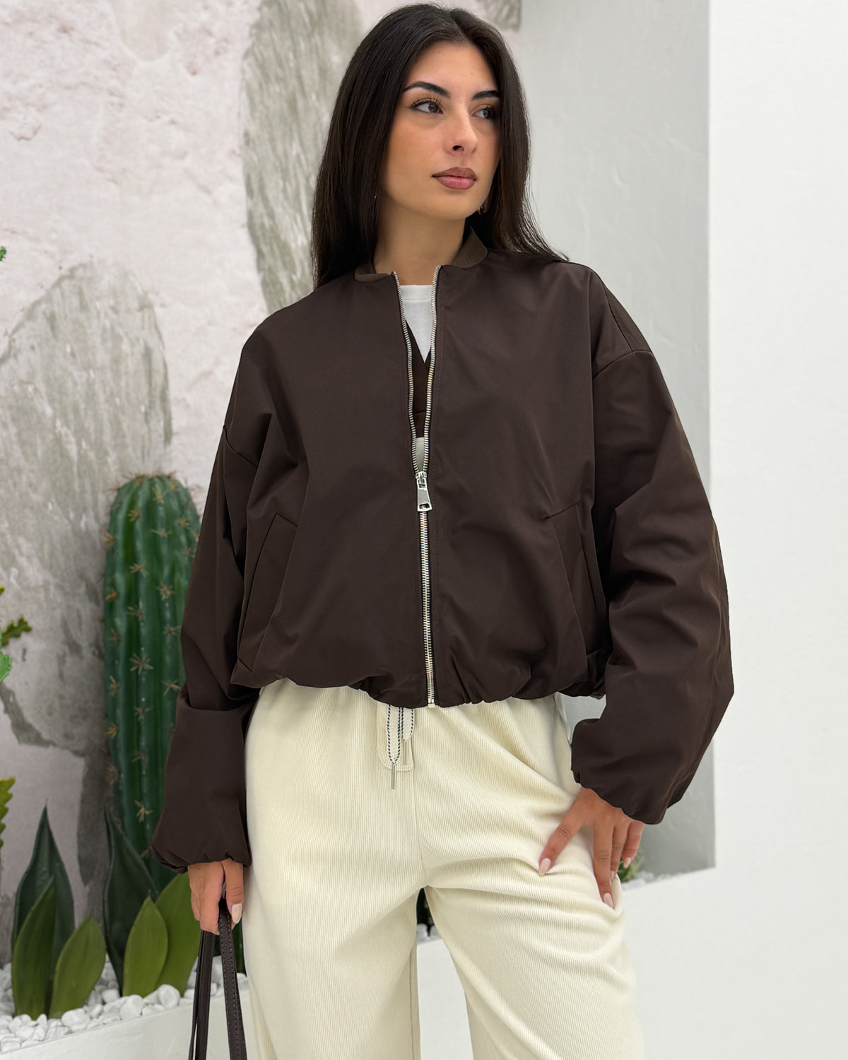Bomber Corea Marrone