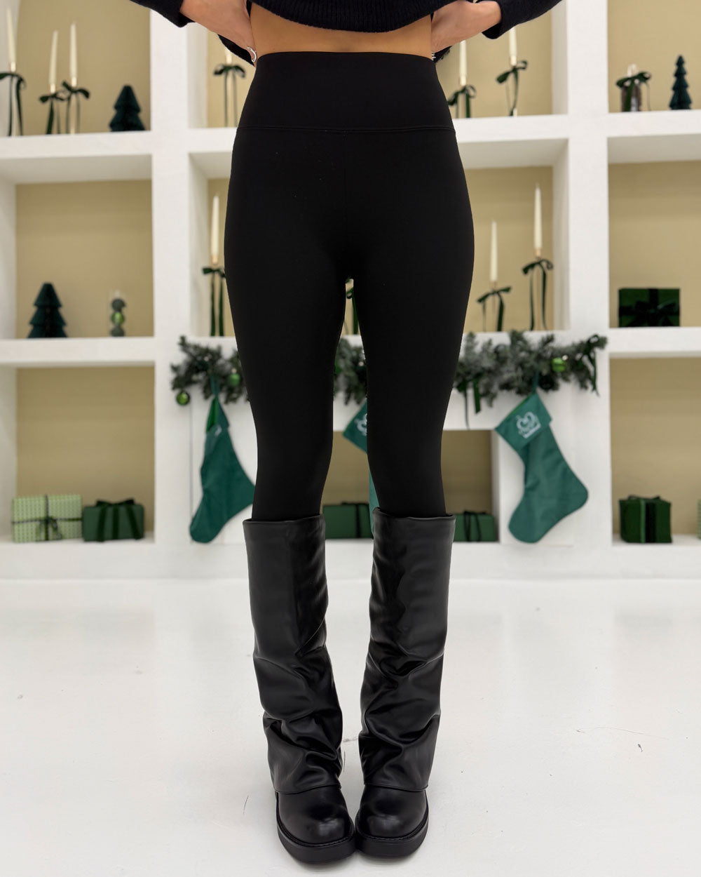 Leggins felpato 3358 Nero