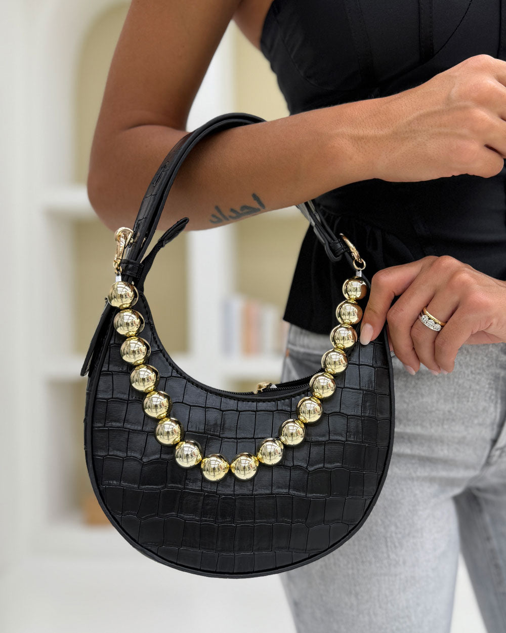 Borsa Magic Spheres Nero