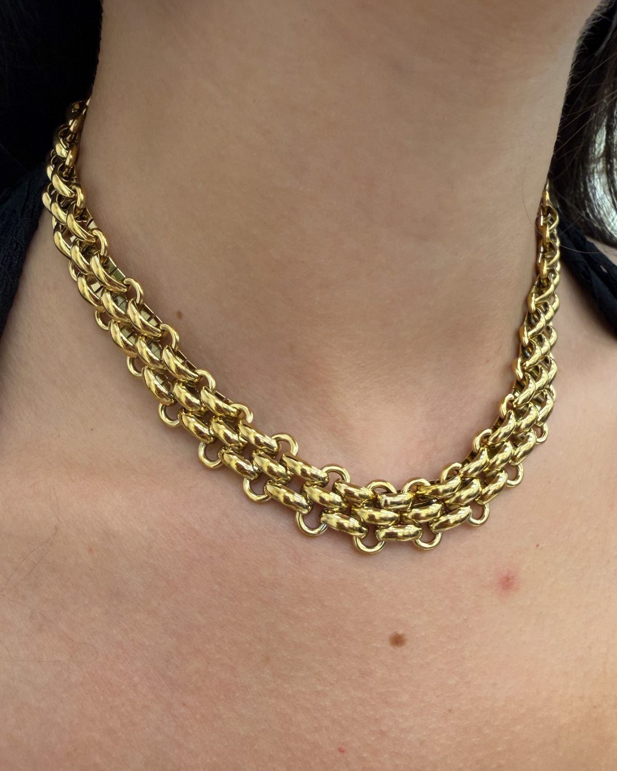 Collana incrocio Oro