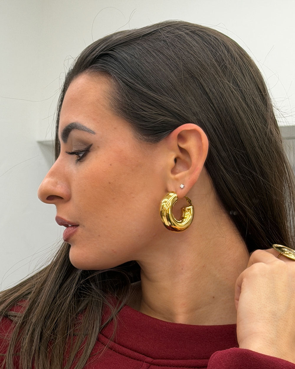 Orecchini Cerchio OT8 Oro