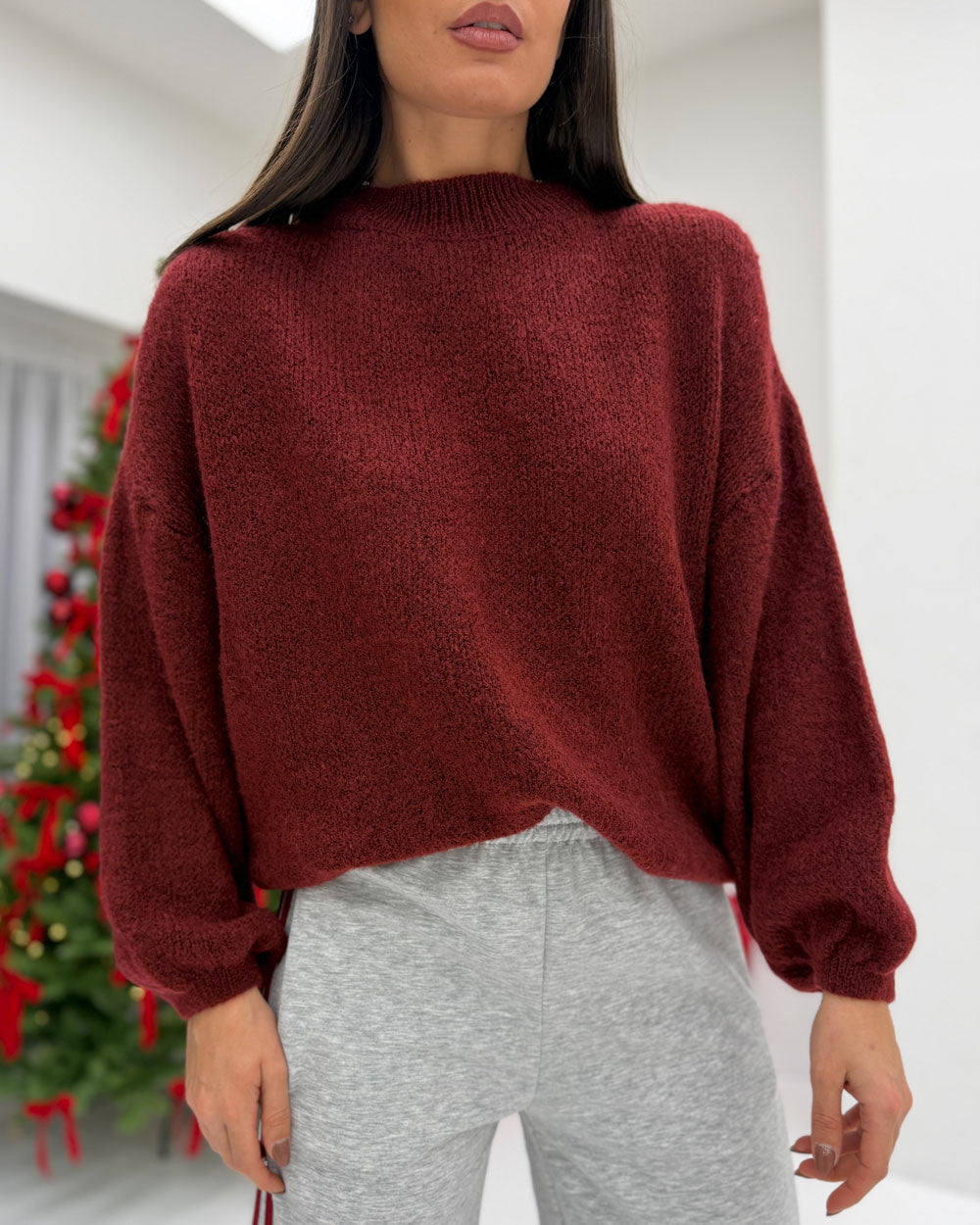 Pull Lavinia Bordeaux