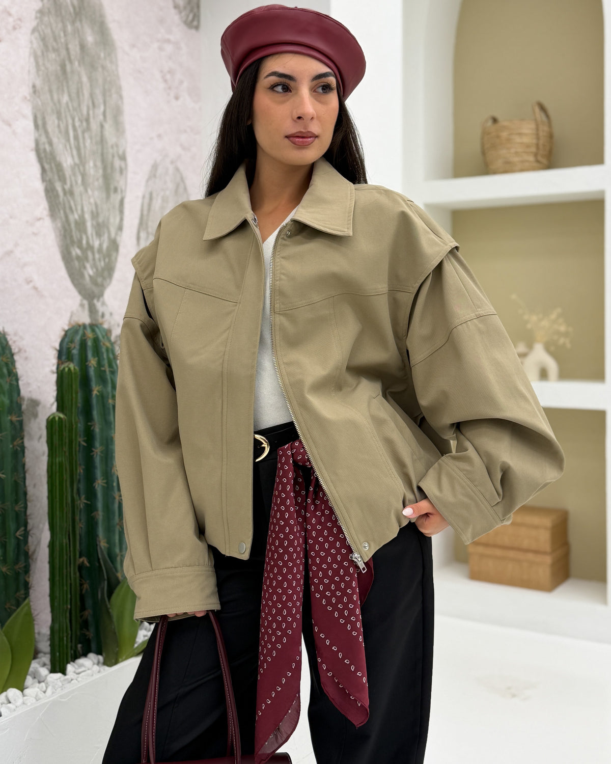 Giacca Colletto 16040 Beige