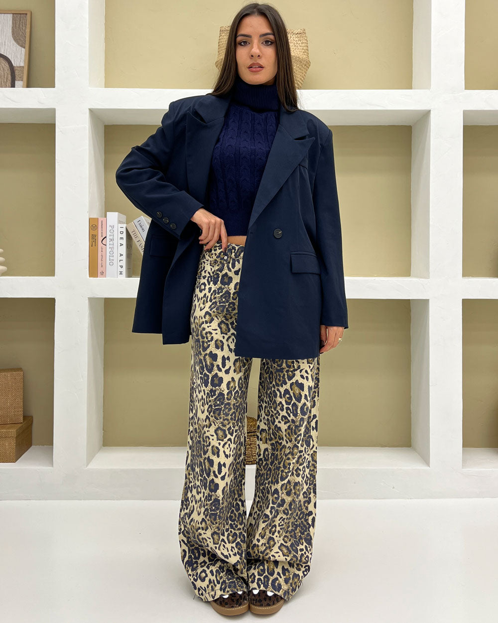 Jeans Wide Leg A2020 Animalier