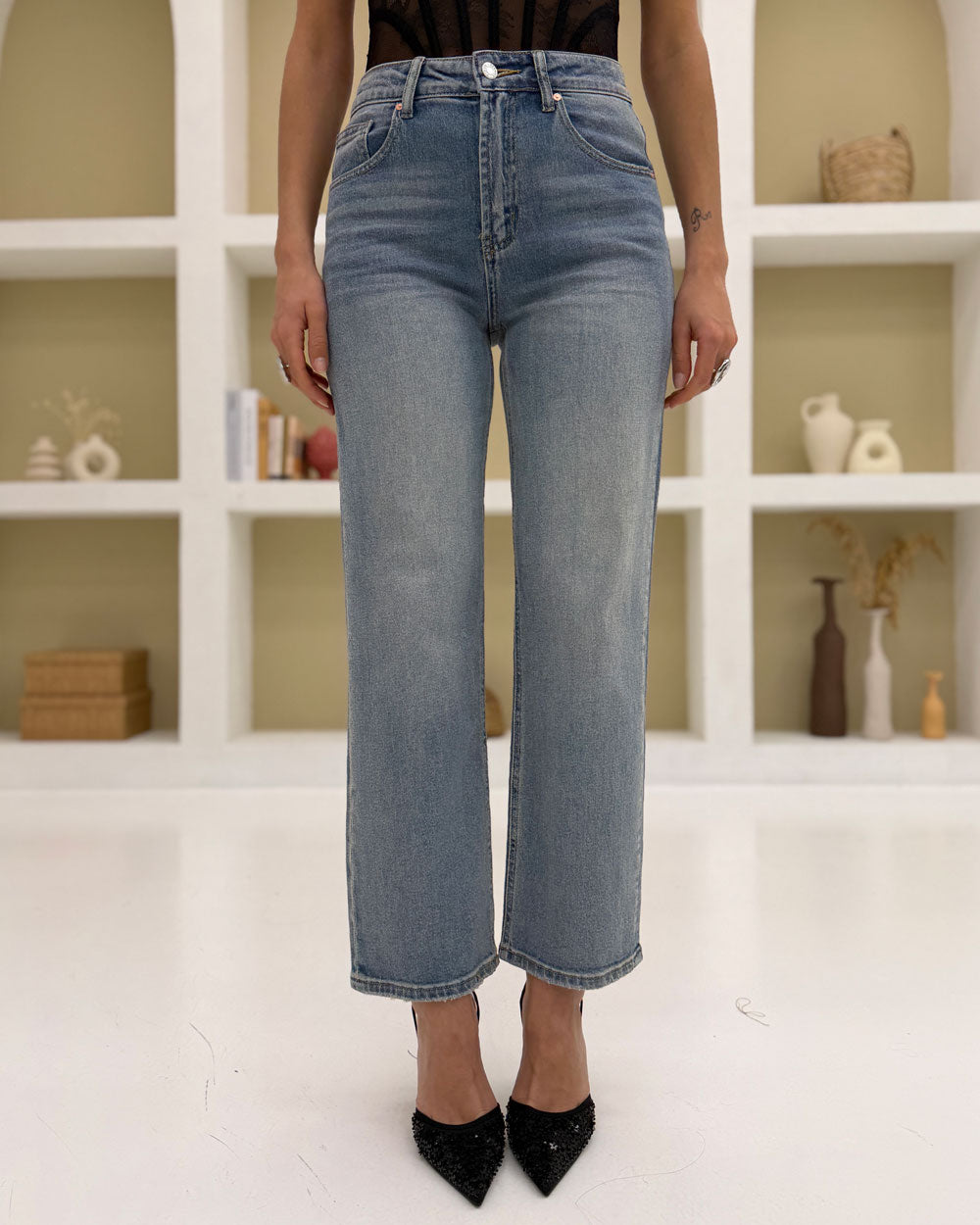 Jeans Straight h3000-36 Celeste