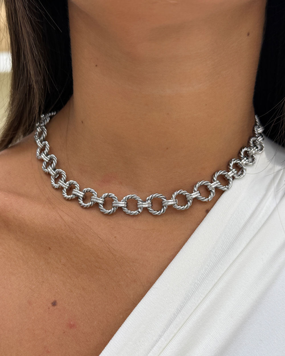 Collana Catena Very argento