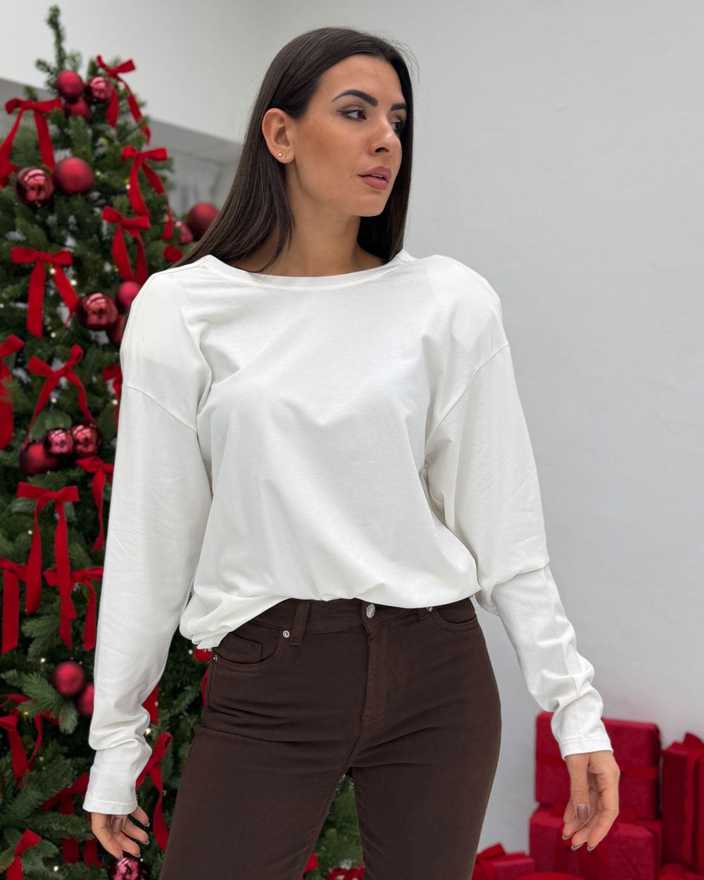 Maglia Alexia sciallato RETRO Bianco