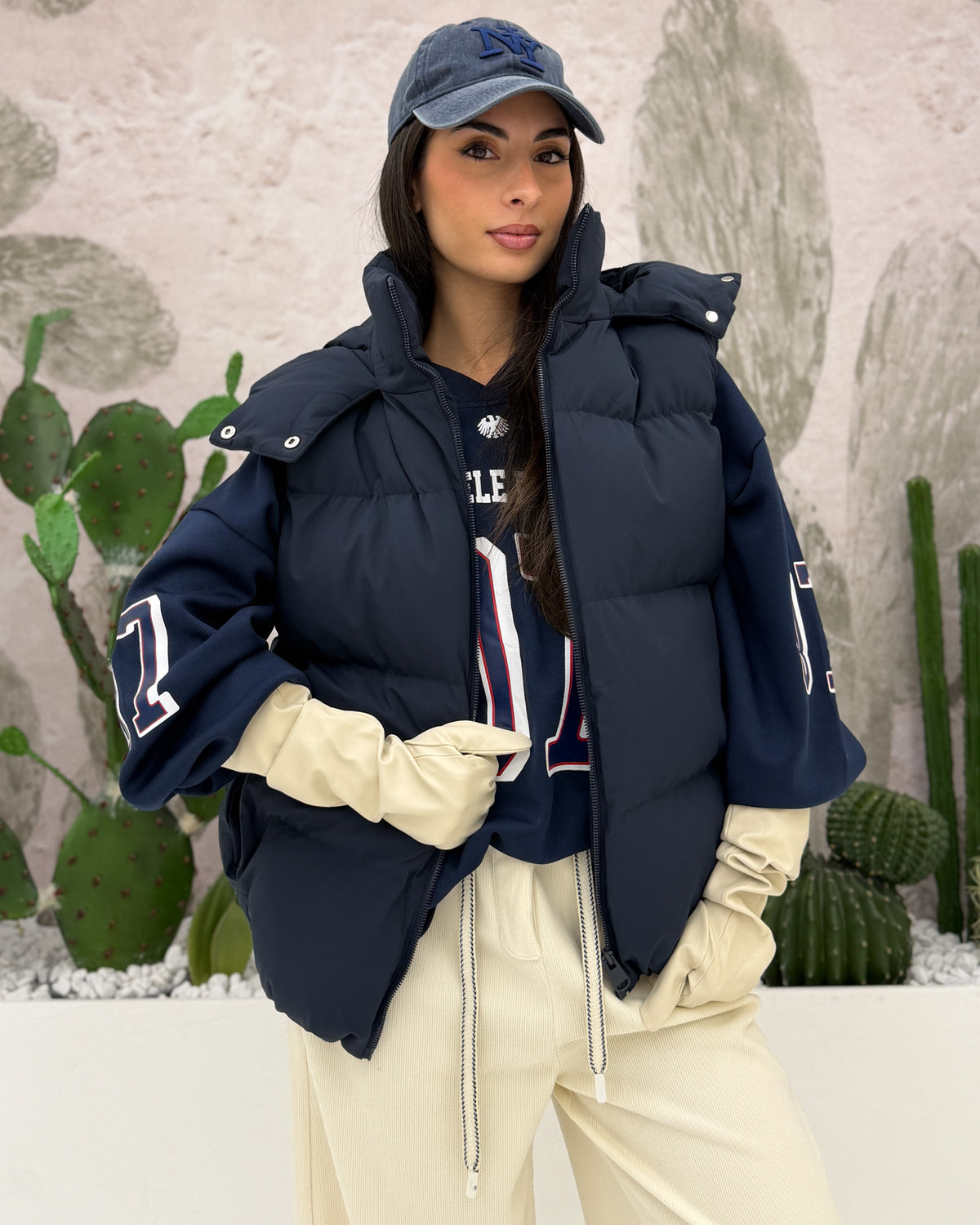 Gilet Imbottito Blu