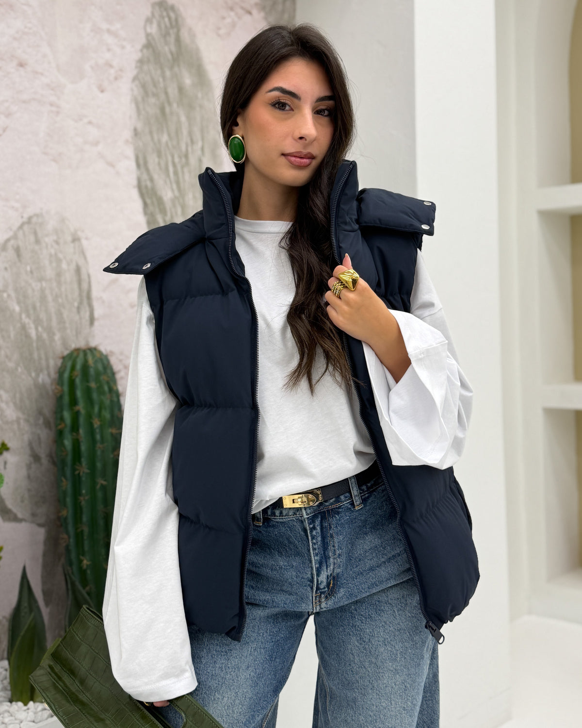 Gilet Imbottito Blu