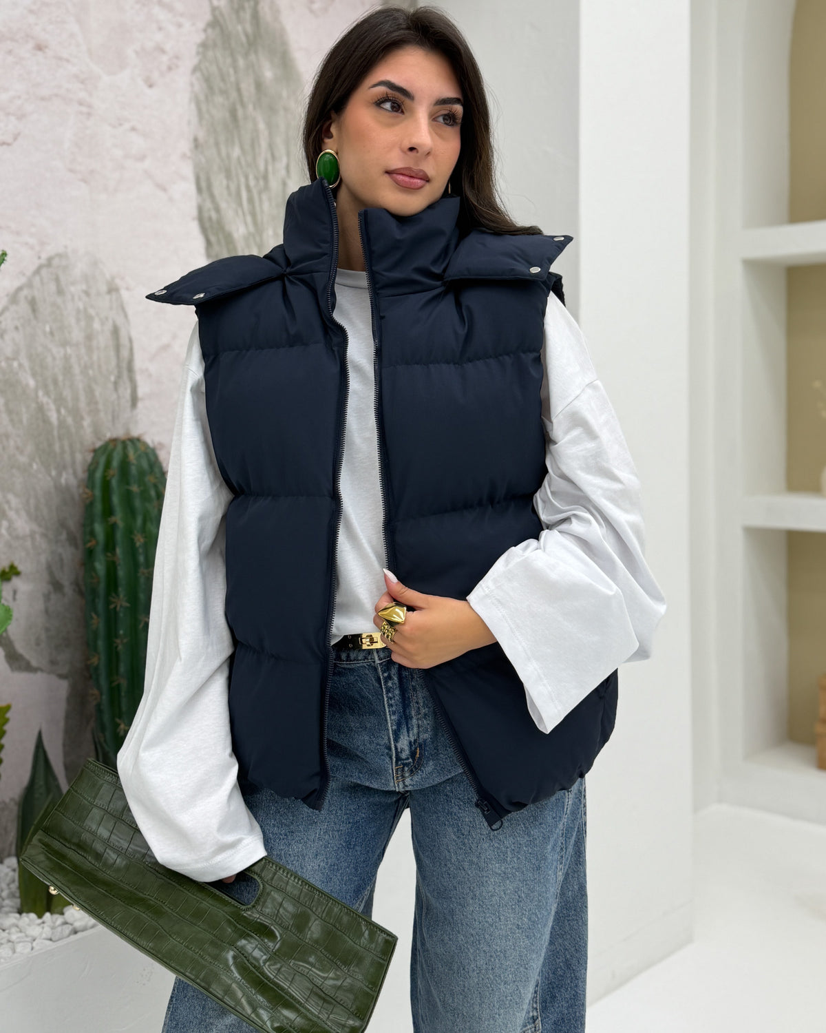Gilet Imbottito Blu