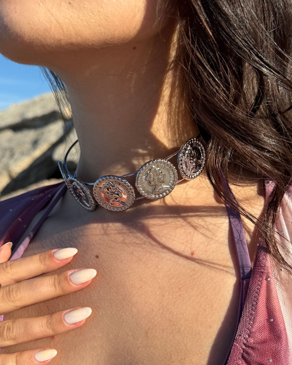 Collana Coins Argento