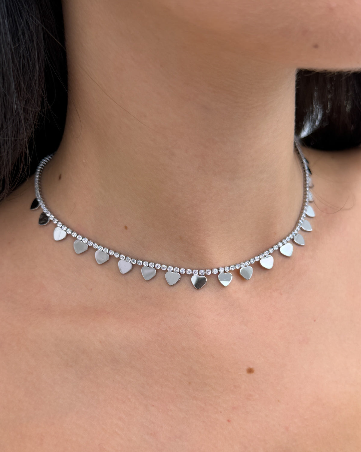 Collana pendenti HEARTS Argento
