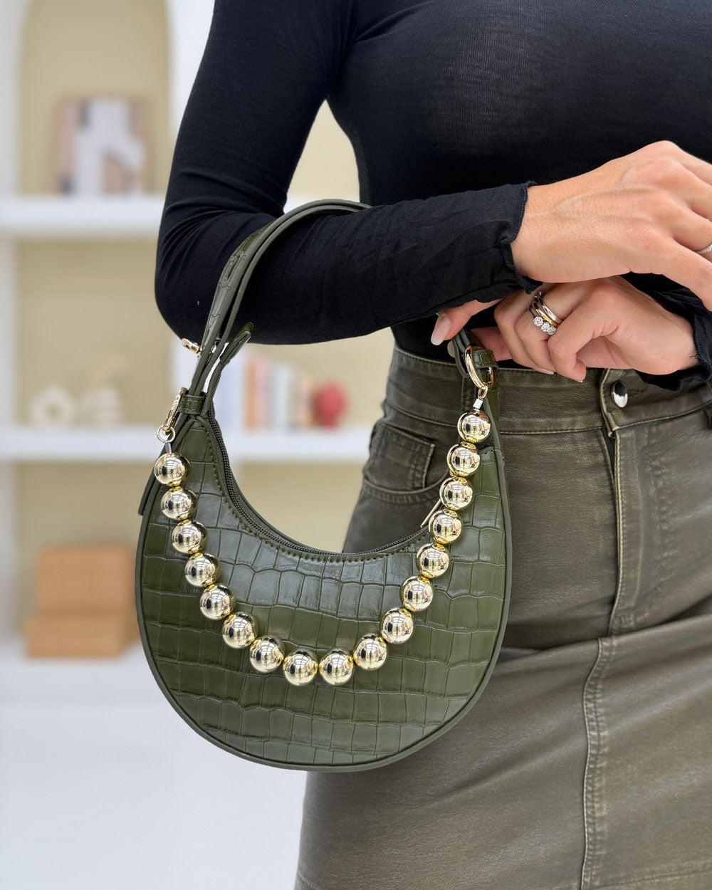 Borsa Magic Spheres Verde
