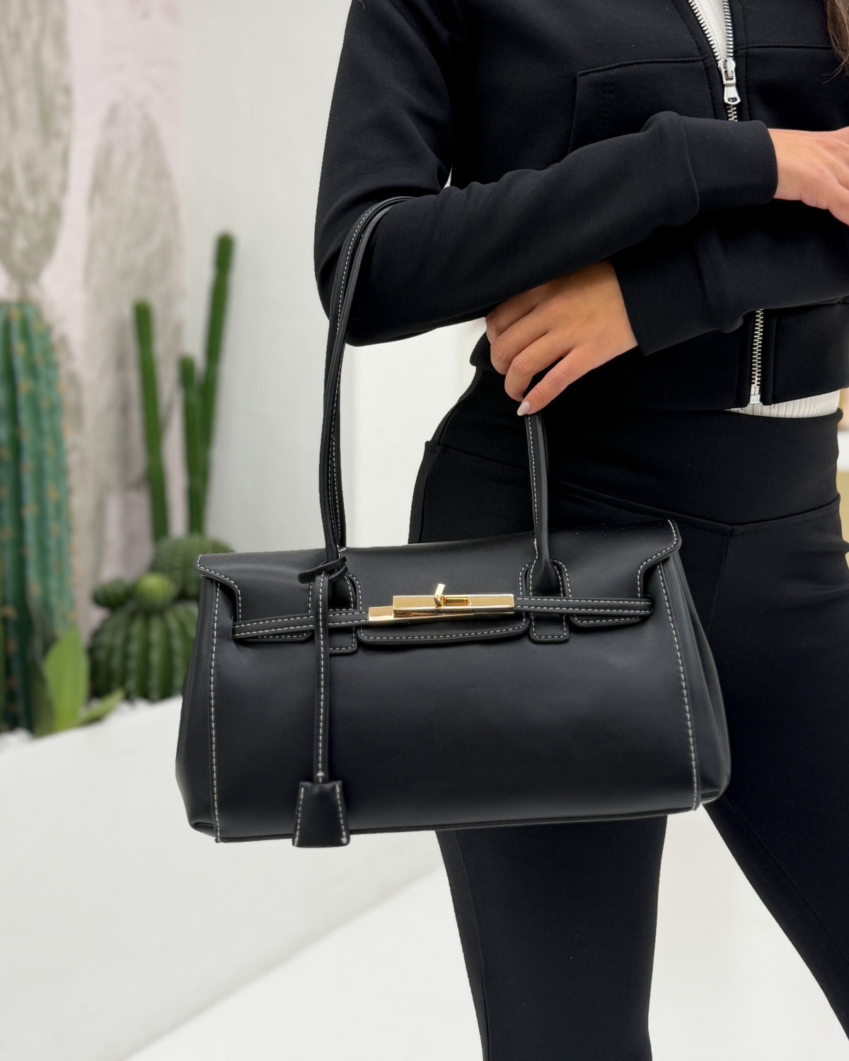 Borsa a spalla Megan Nero