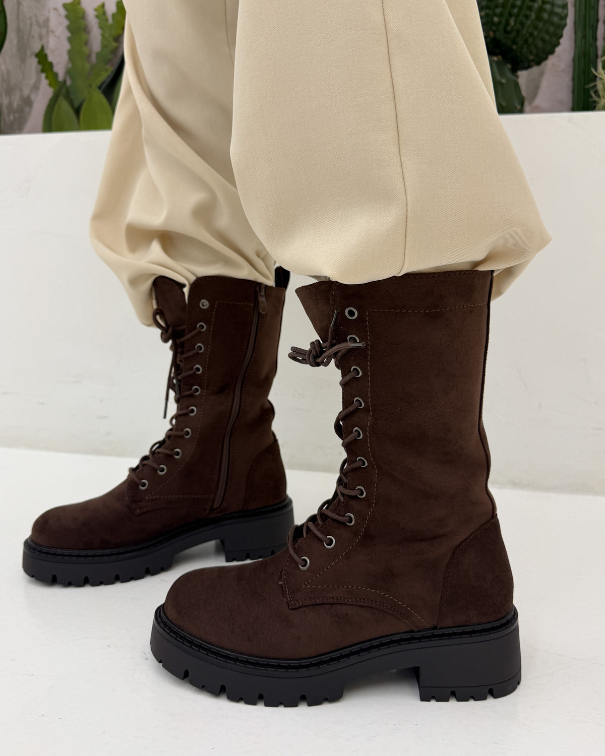 Anfibio Zip Camoscio Marrone