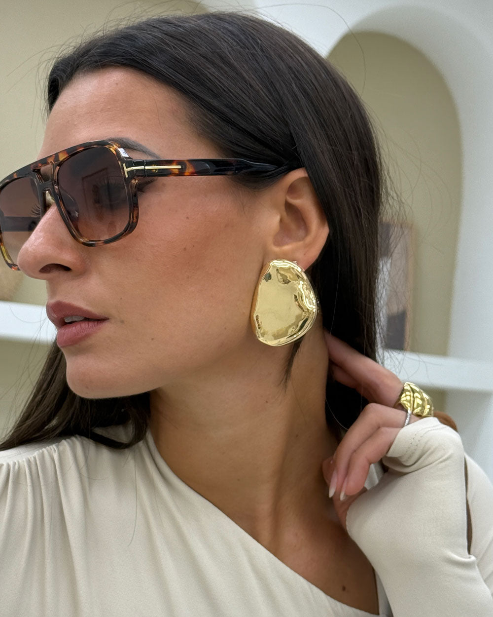 Orecchini Puddle Oro