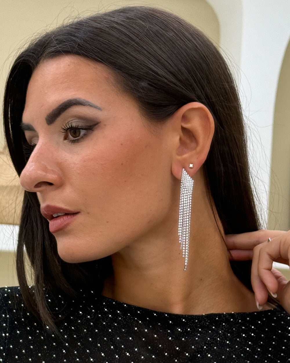 Orecchini Crociera chic Argento