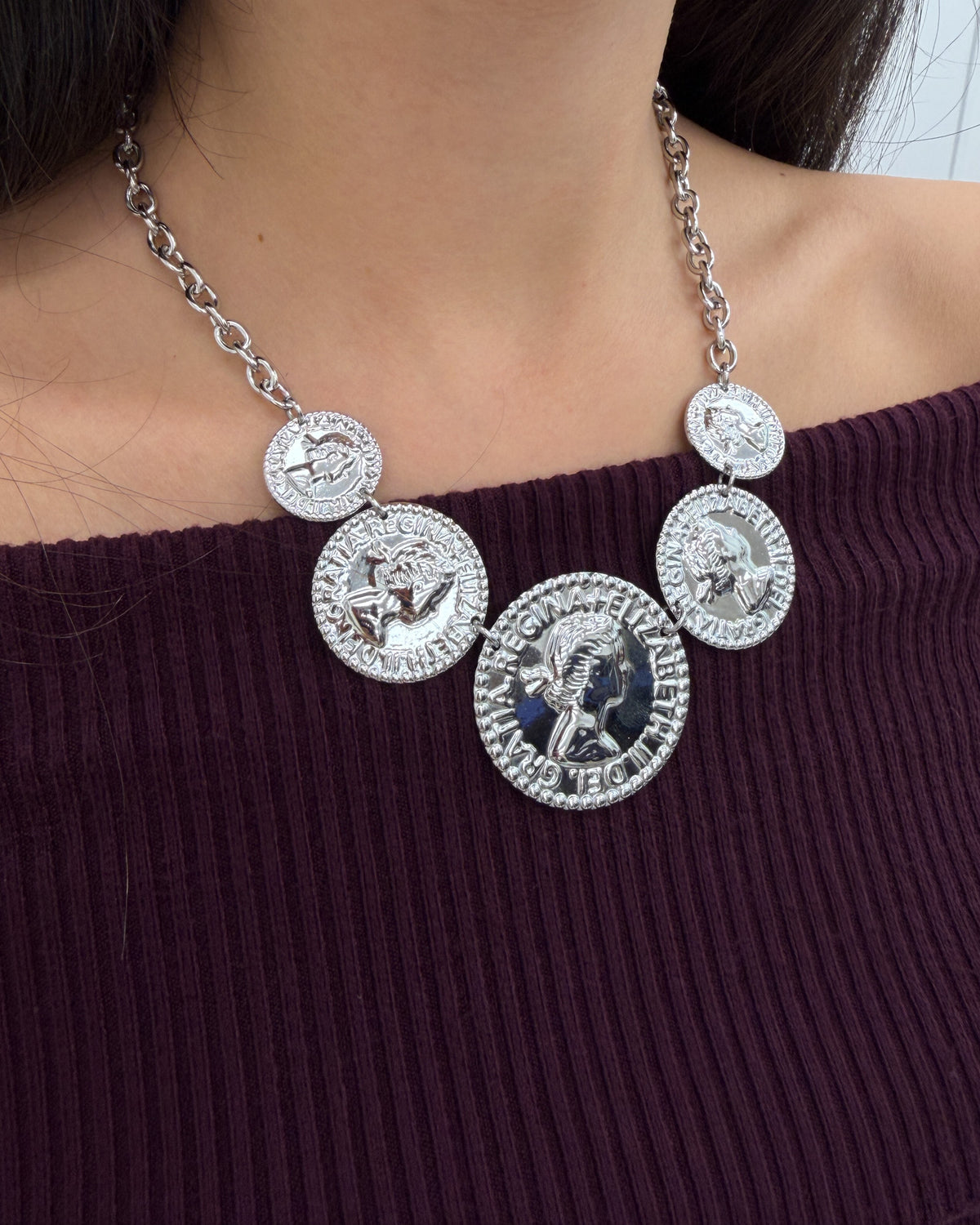 Collana Antica Roma Argento