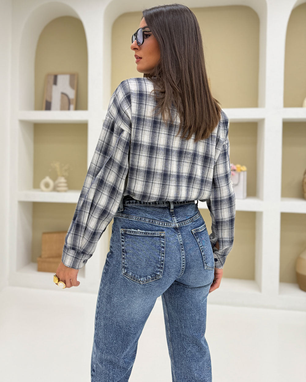 Jeans Straight sfumato Blu HH3000-5